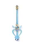 Sailor Moon Eternal Tiare & Moon Power Tiare Replica blue Gold Scepter Cosplay Prop NX15693.