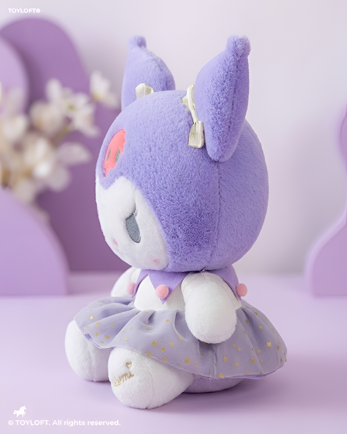 Sanrio Kuromi 10" Plush Doll – Soft Kawaii Stuffed Toy ST15439