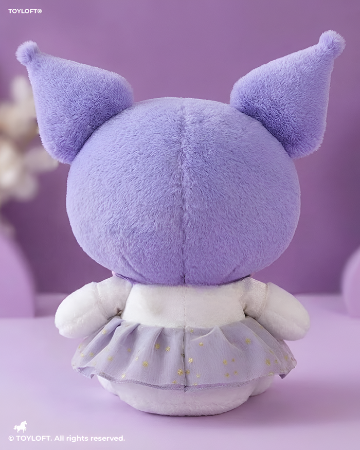Sanrio Kuromi 10" Plush Doll – Soft Kawaii Stuffed Toy ST15439