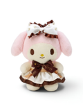 Sanrio My Melody 8-Inch Plush Doll – Chocolate Cafe Maid Edition with Pearl Bow & Ruffle Dress ST16351