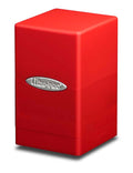 Satin Tower Deck Box - Red-0