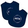 Seattle Seahawks Baby Bib 2 Pack-0