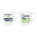 Seattle Seahawks Coffee Mug 17oz Ceramic 2 Piece Set with Gift Box-0