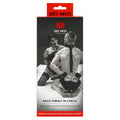 Sei Mio restraint kit packaging with a man and woman on a bed.