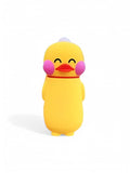 Shy Duck - QuackSip  – Adorable Duck Glass Water Bottle for Kids | Cute & Eco-Friendly Leakproof Bottle - NS557