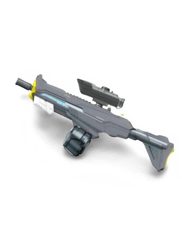 Silver Phantom - StormJet X1 Electric Water Gun – LED Light-Up, Auto Suction, Long-Range Squirt Gun LMI14352