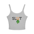 Slut Upside Down Pineapple Tank Top — Funny Tropical Graphic Tank