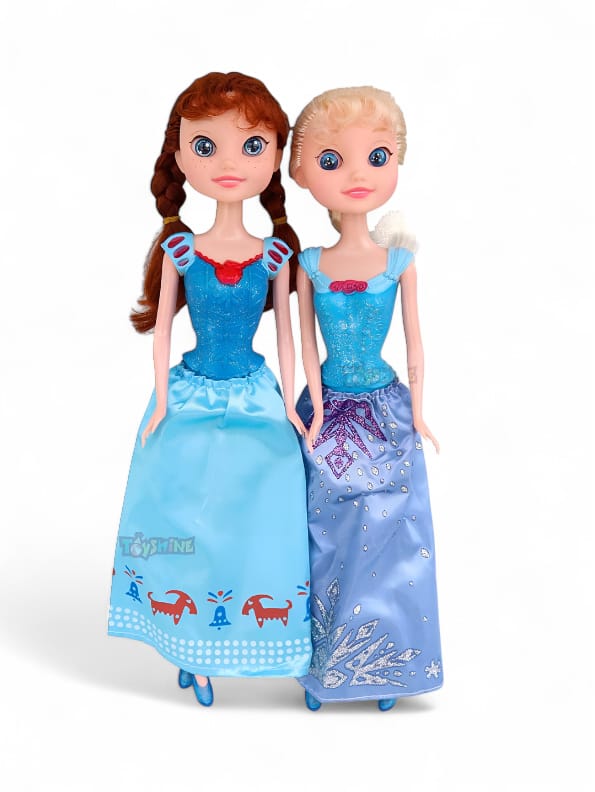 Snow Princess Doll Set of 2 – Elegant Toy Gift for Kids LMI13643
