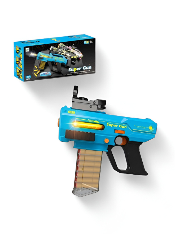Soft Bullet Super Gun - Automatic Toy Blaster with High-Capacity Magazine TV6926.