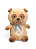 Soft & Cuddly Brown Panda Plush Toy with Scarf - Perfect Gift for Kids! LMI14140