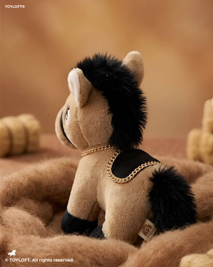 Soft Plush Brown Horse Stuffed Animal – 10-Inch Collectible Pony Toy for Children, High-Quality Cuddly Gift ST16766