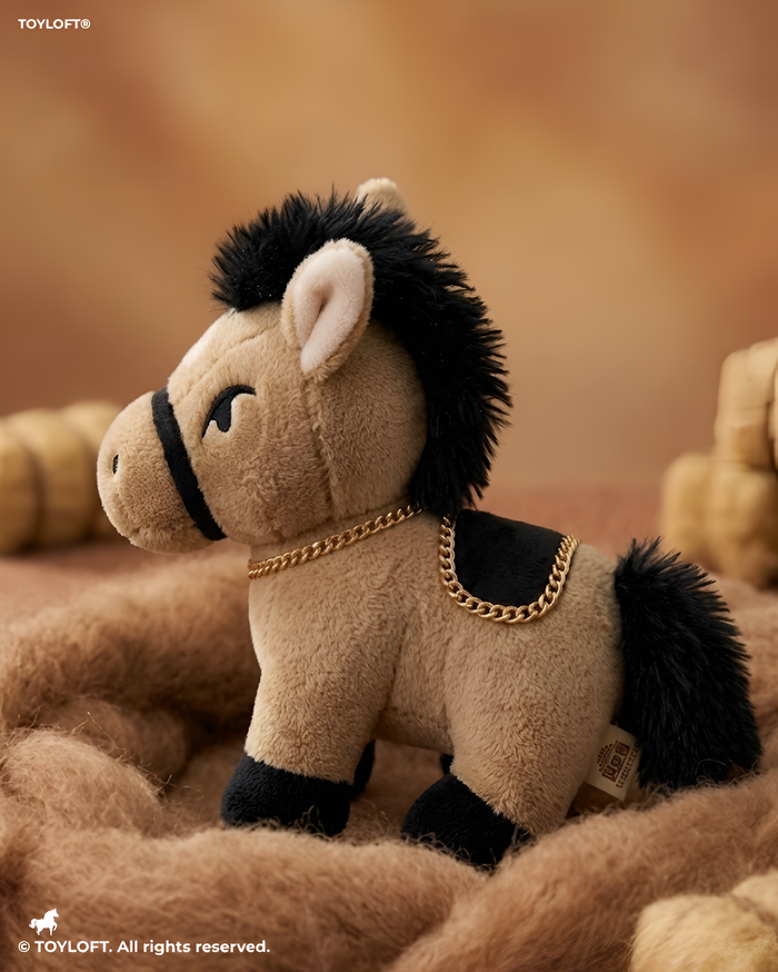 Soft Plush Brown Horse Stuffed Animal – 10-Inch Collectible Pony Toy for Children, High-Quality Cuddly Gift ST16766