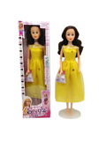 Sparkle Me Charming Girls Fashion Doll – Blonde Doll in Yellow Star-Pattern Evening Gown with Accessories LMI9696.