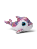 Sparkle Scales 7-Inch Pink Dolphin Plush Toy – Shimmering Sequined Stuffed Animal for Kids and Toddlers ST16034