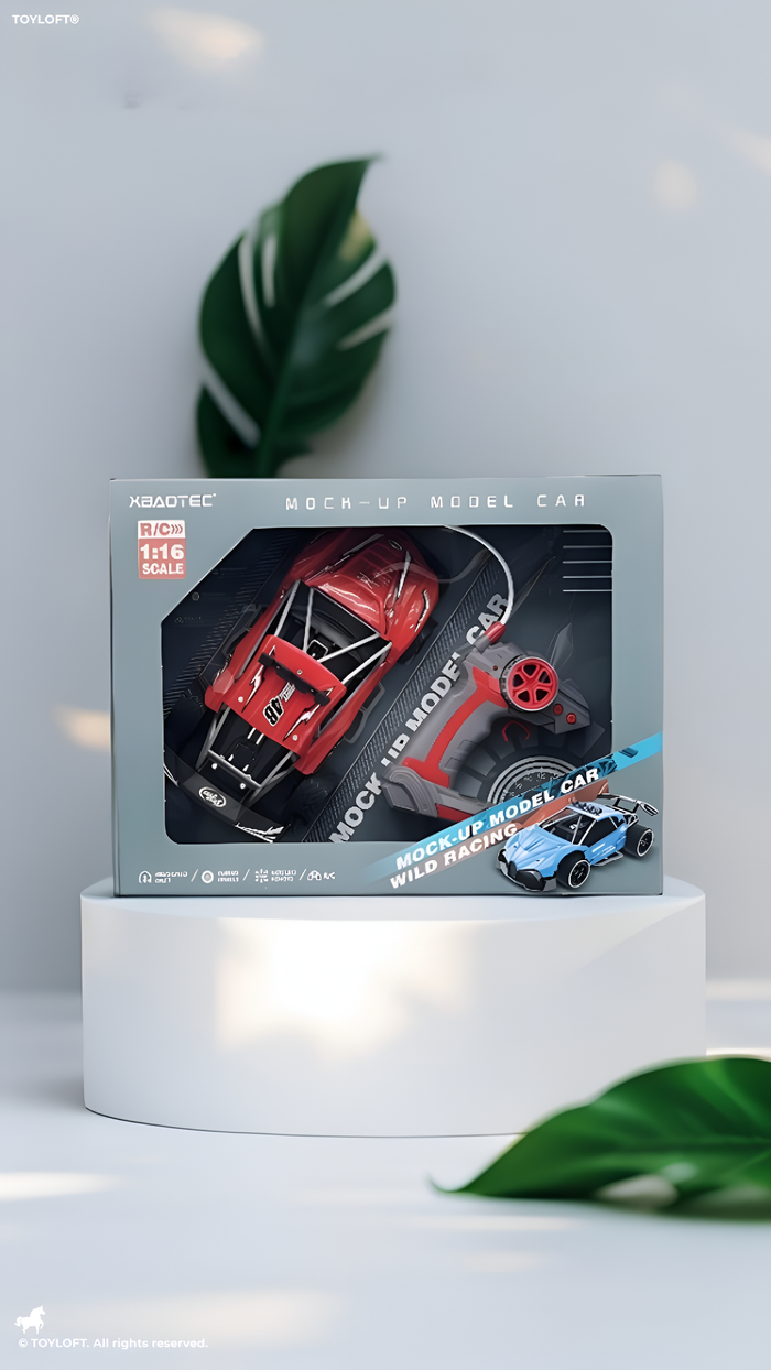 Speed Remote Control Race Car - Red (MS-May-27))