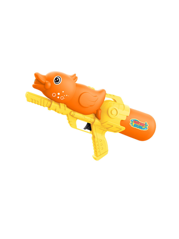SplashMax – 300ml High-Pressure Water Gun | Large Tank Holi Pichkari for Kids Orange LMI14338.