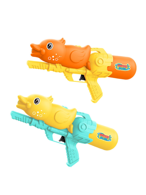 SplashMax – 300ml High-Pressure Water Gun | Large Tank Holi Pichkari for Kids Orange LMI14338.