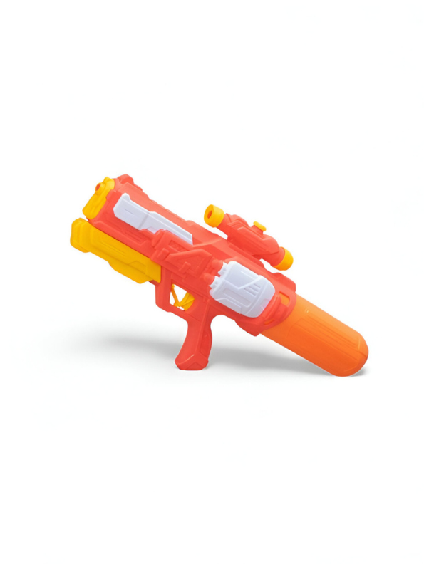 SplashTurbo Pro – Long Range Water Gun | Turbo Blast Holi Pichkari with Handle Orange LMI14399.
