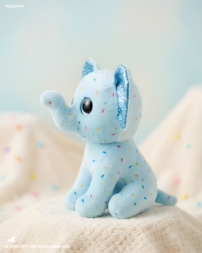 Sprinkles the Elephant Plush | Blue 7-Inch Soft Stuffed Animal ST16790