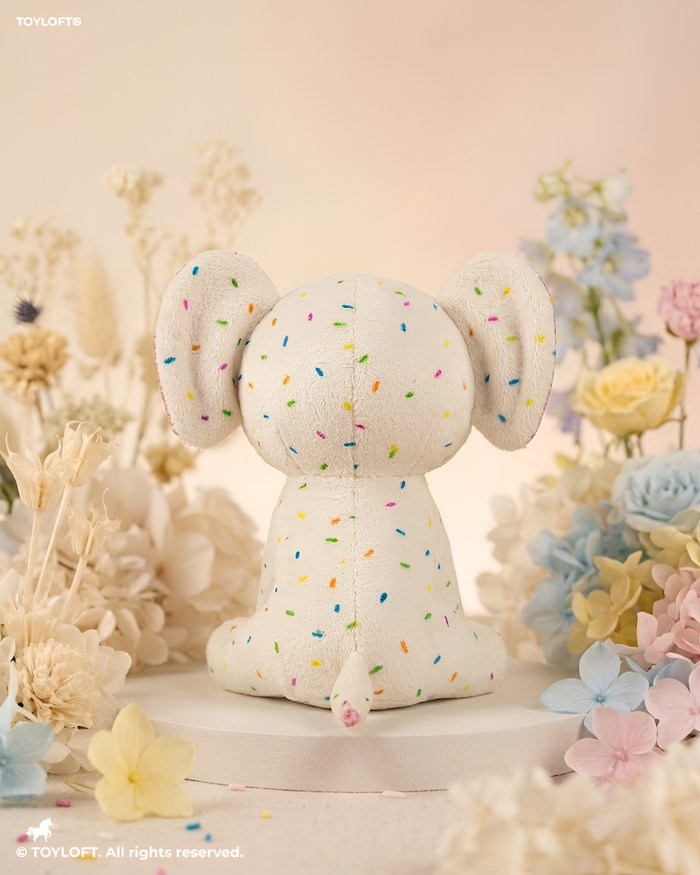 Sprinkles the Elephant Plush | Cream 7-Inch Soft Stuffed Animal ST16790
