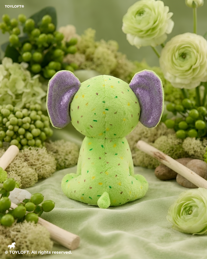 Sprinkles the Elephant Plush | Green 7-Inch Soft Stuffed Animal ST16790