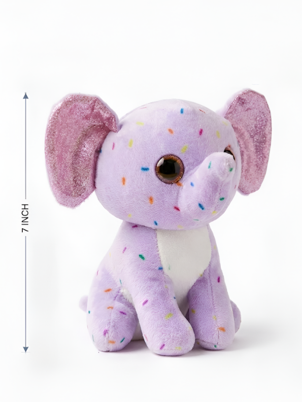 Sprinkles the Elephant Plush | Lavender 7-Inch Soft Stuffed Animal ST16790