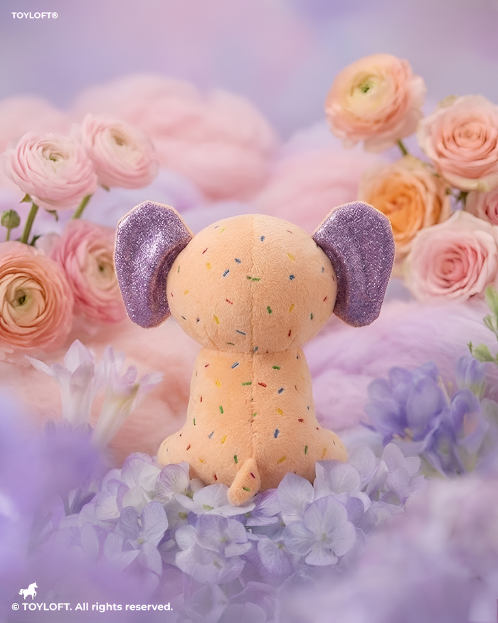 Sprinkles the Elephant Plush | Pastel Orange 7-Inch Soft Stuffed Animal ST16790