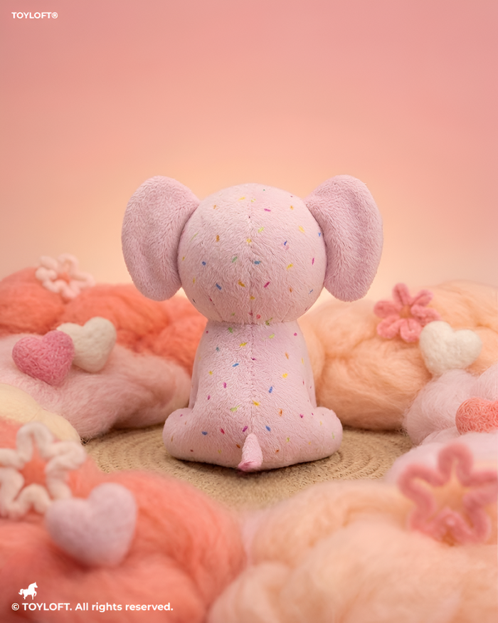 Sprinkles the Elephant Plush | Pink 7-Inch Soft Stuffed Animal ST16790