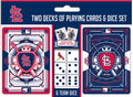 St. Louis Cardinals Playing Cards and Dice Set-0
