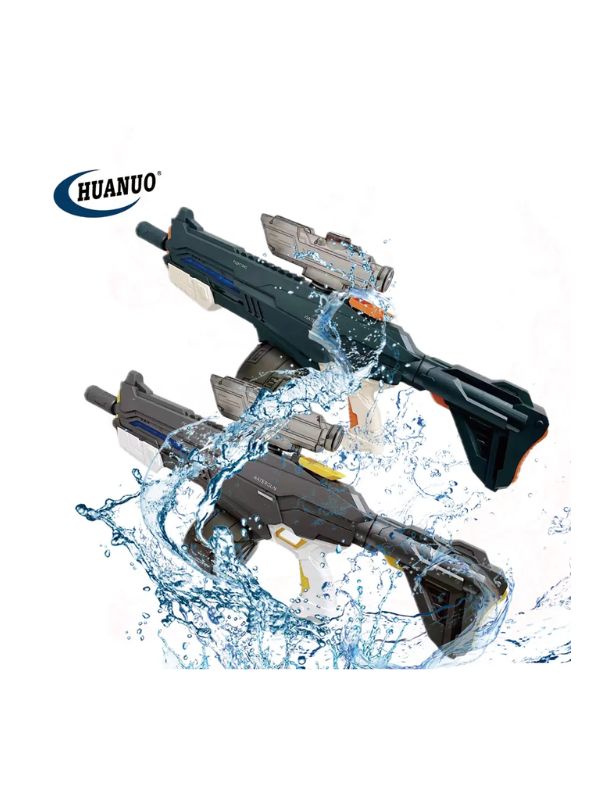 StormJet X1 Electric Water Gun – LED Light-Up, Auto Suction, Long-Range Squirt Gun LMI14352