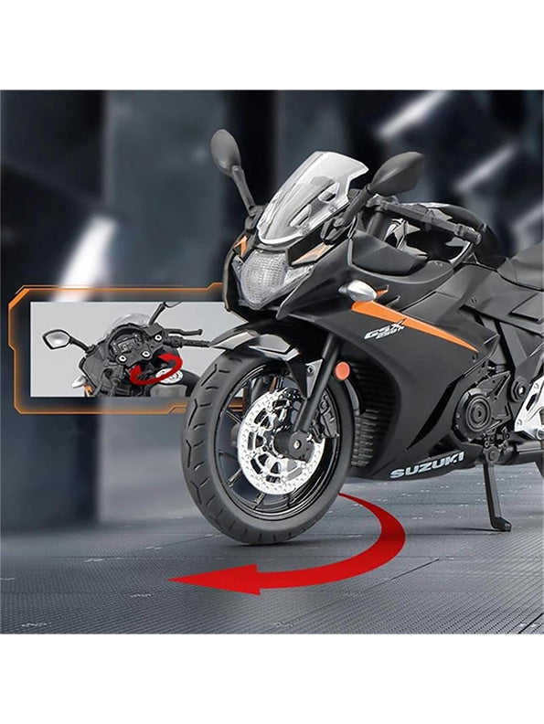Suzuki GSX-250R Motorcycle 1:24 Scale Diecast Model - Black Metal Collectible | TV-O-24 - Toyloft