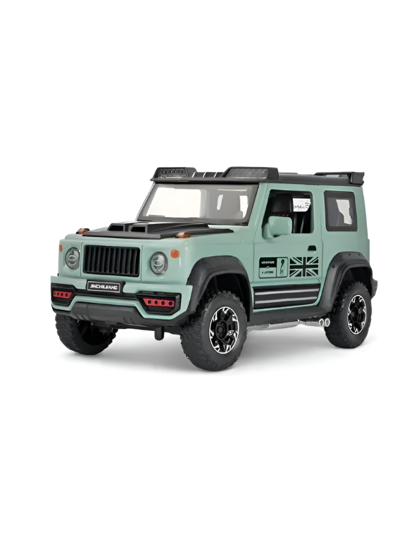 Suzuki Jimny 1:24 Scale Alloy Diecast Model Car with Dual Mist Spray Effect Green LMI15473.