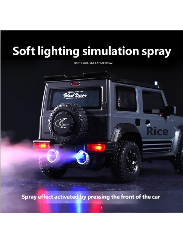 Suzuki Jimny 1:24 Scale Alloy Diecast Model Car with Dual Mist Spray Effect Green LMI15473.