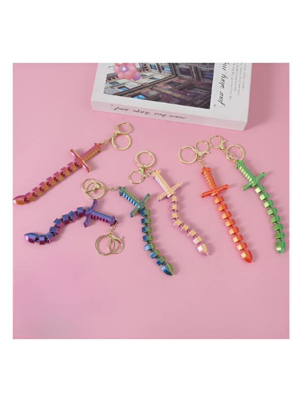 Sword Keychain – Miniature Weapon Key Ring | Cool Collectible Gift for Anime, Cosplay & Gamers  NOVGBT-50409.