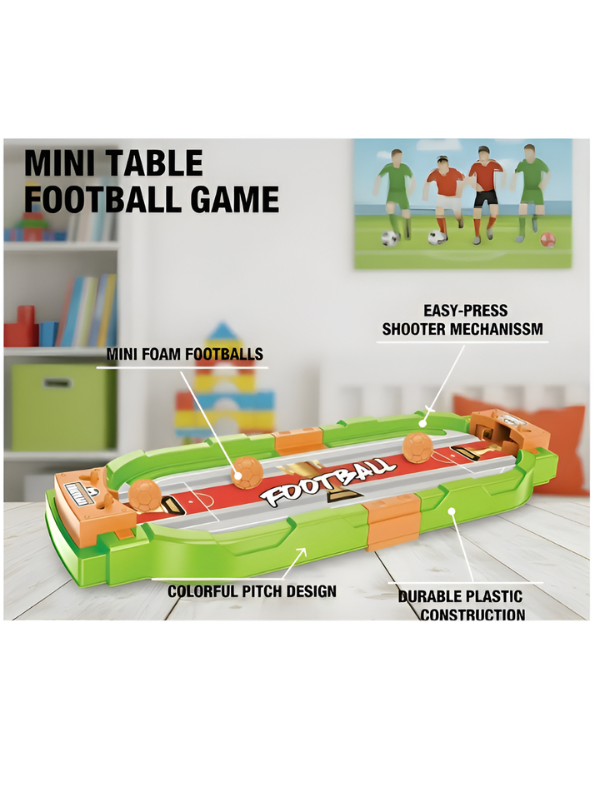 Tabletop Mini Football Game – Portable 2-Player Desktop Soccer Board Toy MD216