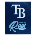 Tampa Bay Rays Blanket 50x60 Raschel Signature Design-0