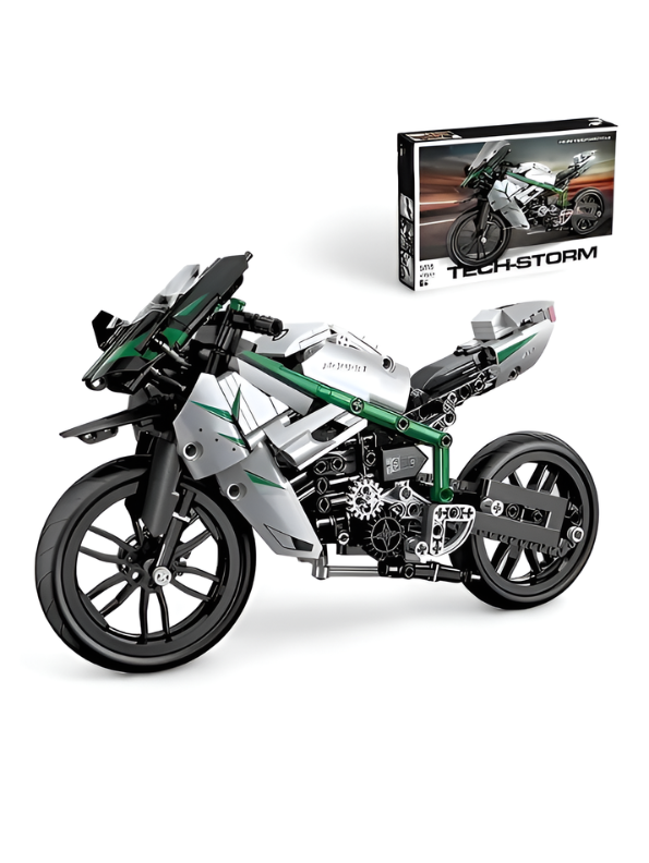 Tech-Storm 600+ PCS Heavy Motorcycle Building Blocks Kit TV5873.