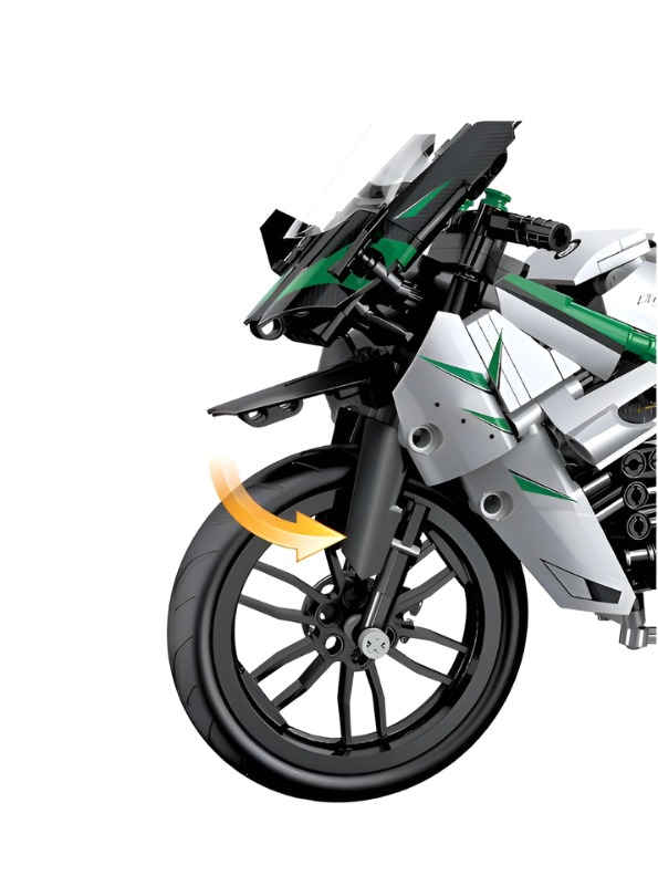 Tech-Storm 600+ PCS Heavy Motorcycle Building Blocks Kit TV5873.
