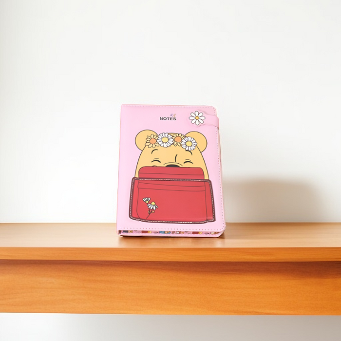 Teddy Bear Cute Notebook - Kawaii Journal for School, Office & Creative Writing | Aesthetic Stationery Gift NOVGBT-50301.