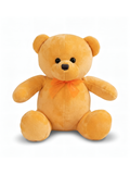 Teddy Bear –  Premium Yellow Stuffed Animal 7-Inch Cuddly Plush with Decorative Orange Ribbon ST14705