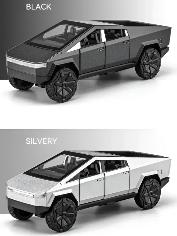 Tesla Cybertruck Diecast Model Car Scale 1:35 LMI15622 - Free Car Inside.