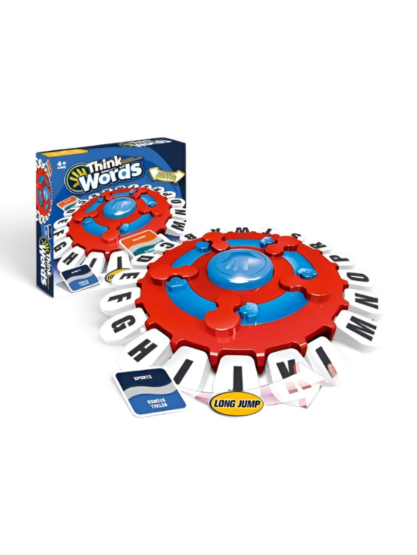Think Words Family Board Game | Fast-Paced Alphabet & Vocabulary Game & Brain Teaser Game for Kids TV7168