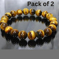 Tiger Eye Yellow Crystal Bracelet