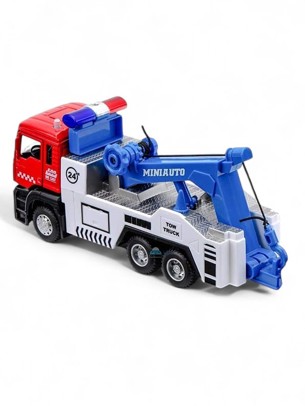 Towing Truck Toy For Kids - Blue (MS-S-24) - Toyloft