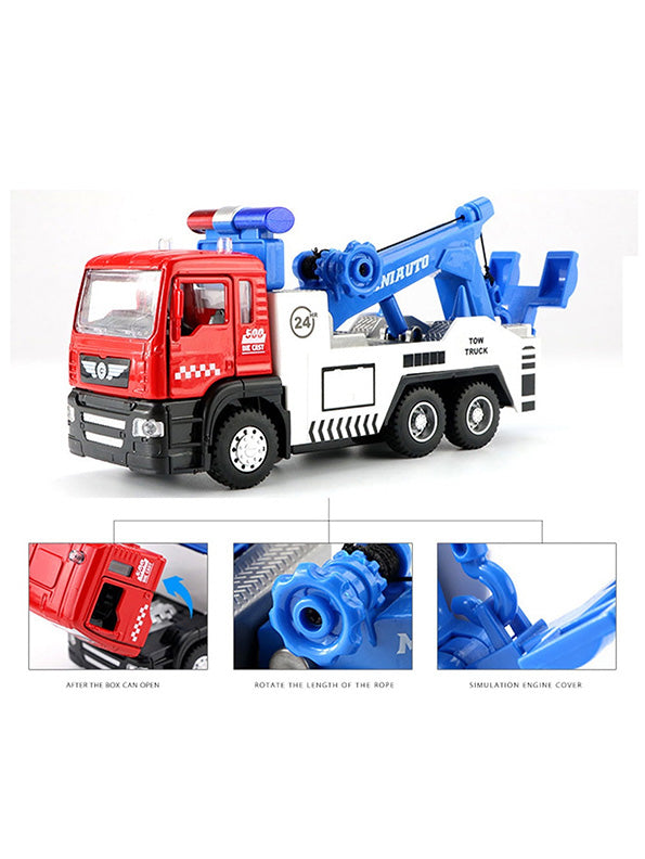 Towing Truck Toy For Kids - Blue (MS-S-24) - Toyloft