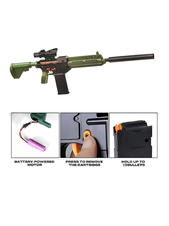 Nerf Toy With 4X Scope (L-20) - Toyloft