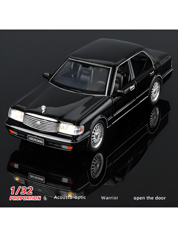 Toyota Crown Luxury Sedan Diecast Model Car 1:32 Scale Vintage Collectible Metal Car TV6302.