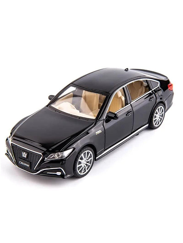 Toyota Crown Metal Model Diecast Car - Black (L12-108) - Toyloft