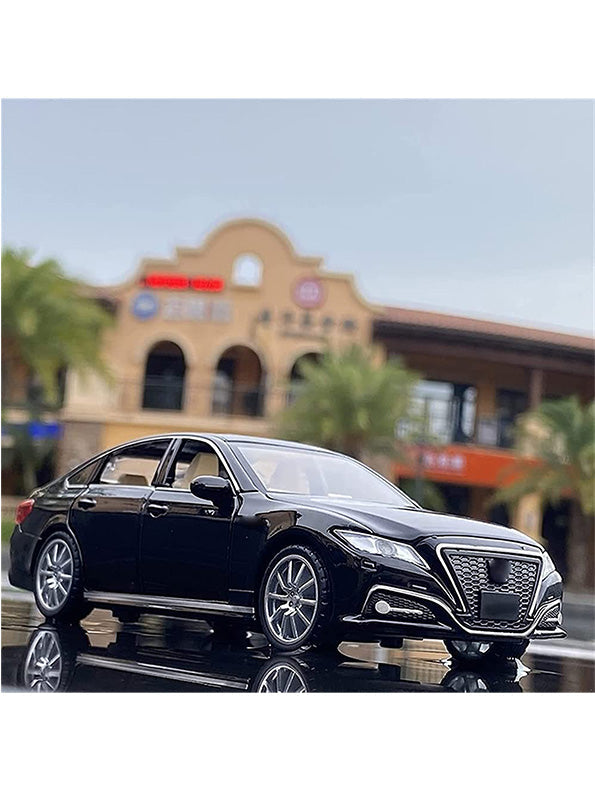 Toyota Crown Metal Model Diecast Car - Black (L12-108) - Toyloft