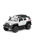 Toyota FJ Cruiser Scale 1:24 Model Car | White Simulated Off-Road Vehicle MD250